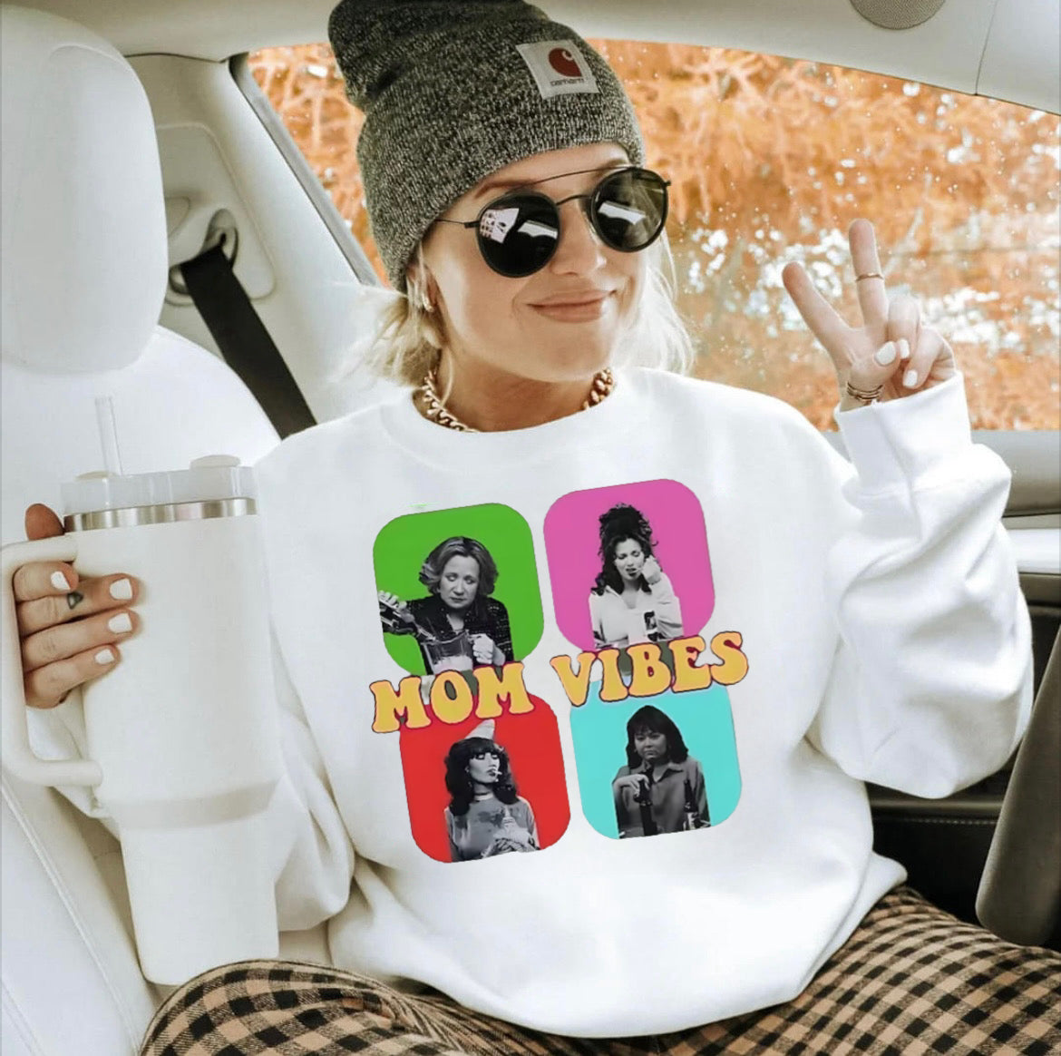 Mom Vibes Crewneck