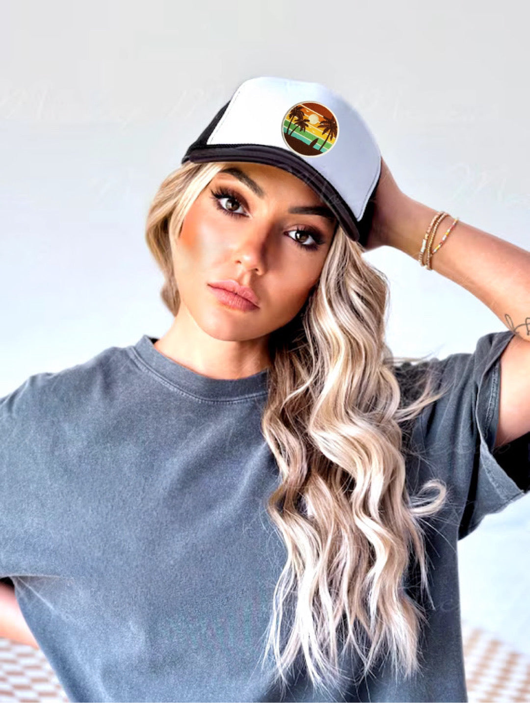 Palm Trees & Sunshine Trucker Hat