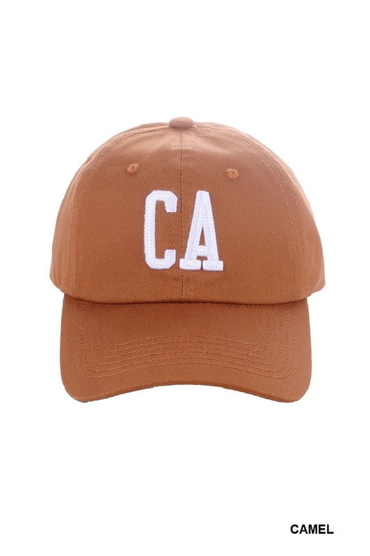 CA Embroidered Baseball Cap