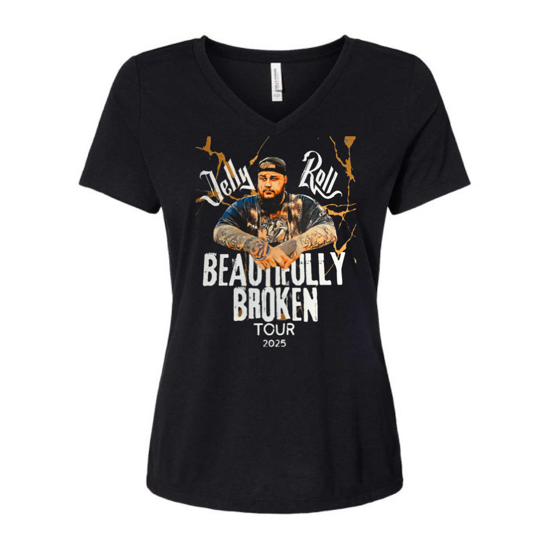 Jelly Roll V-neck Tee