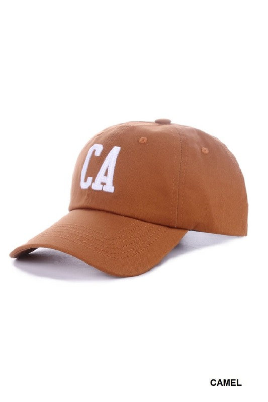 CA Embroidered Baseball Cap
