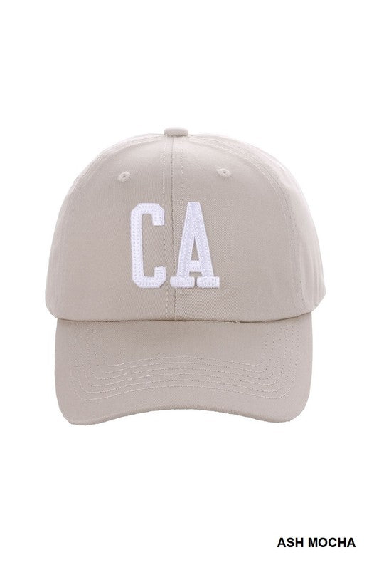 CA Embroidered Baseball Cap