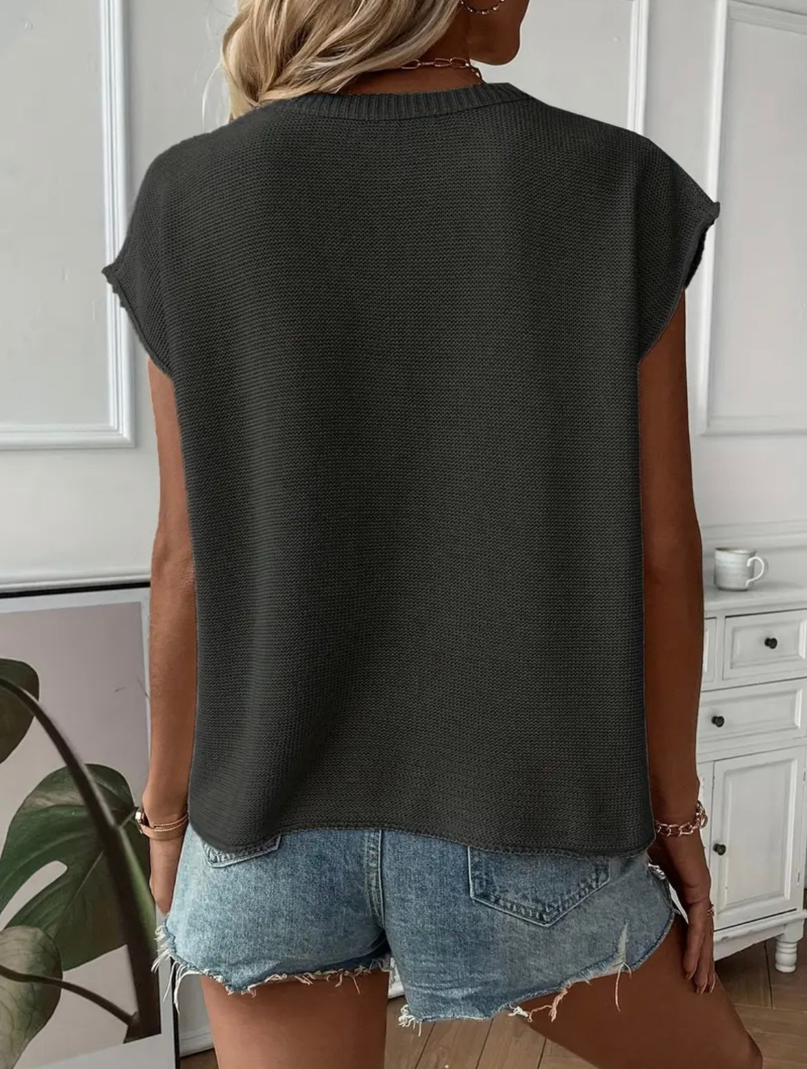 Sleeveless Knit Top