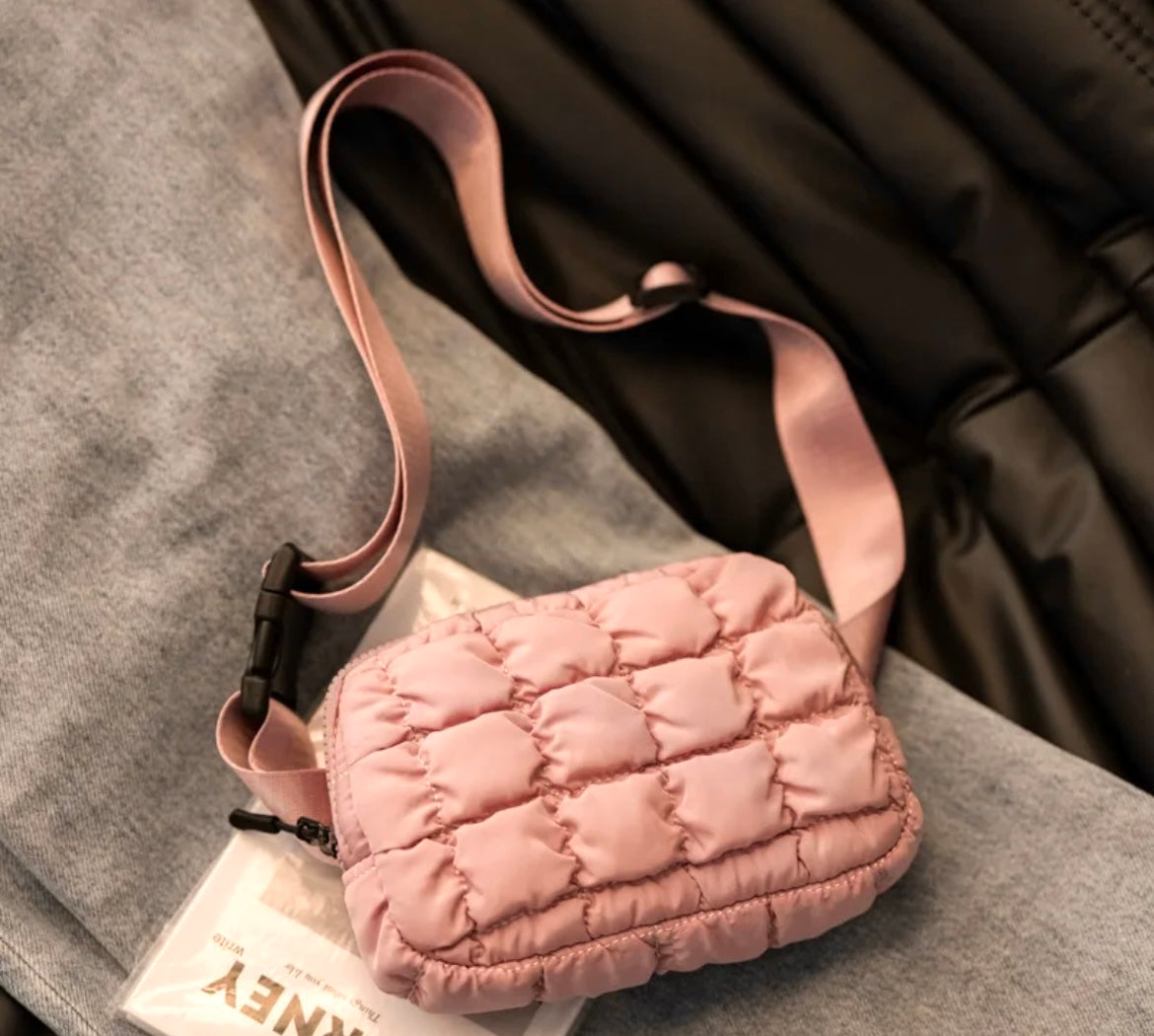 Quilted Puffy Belt Bag