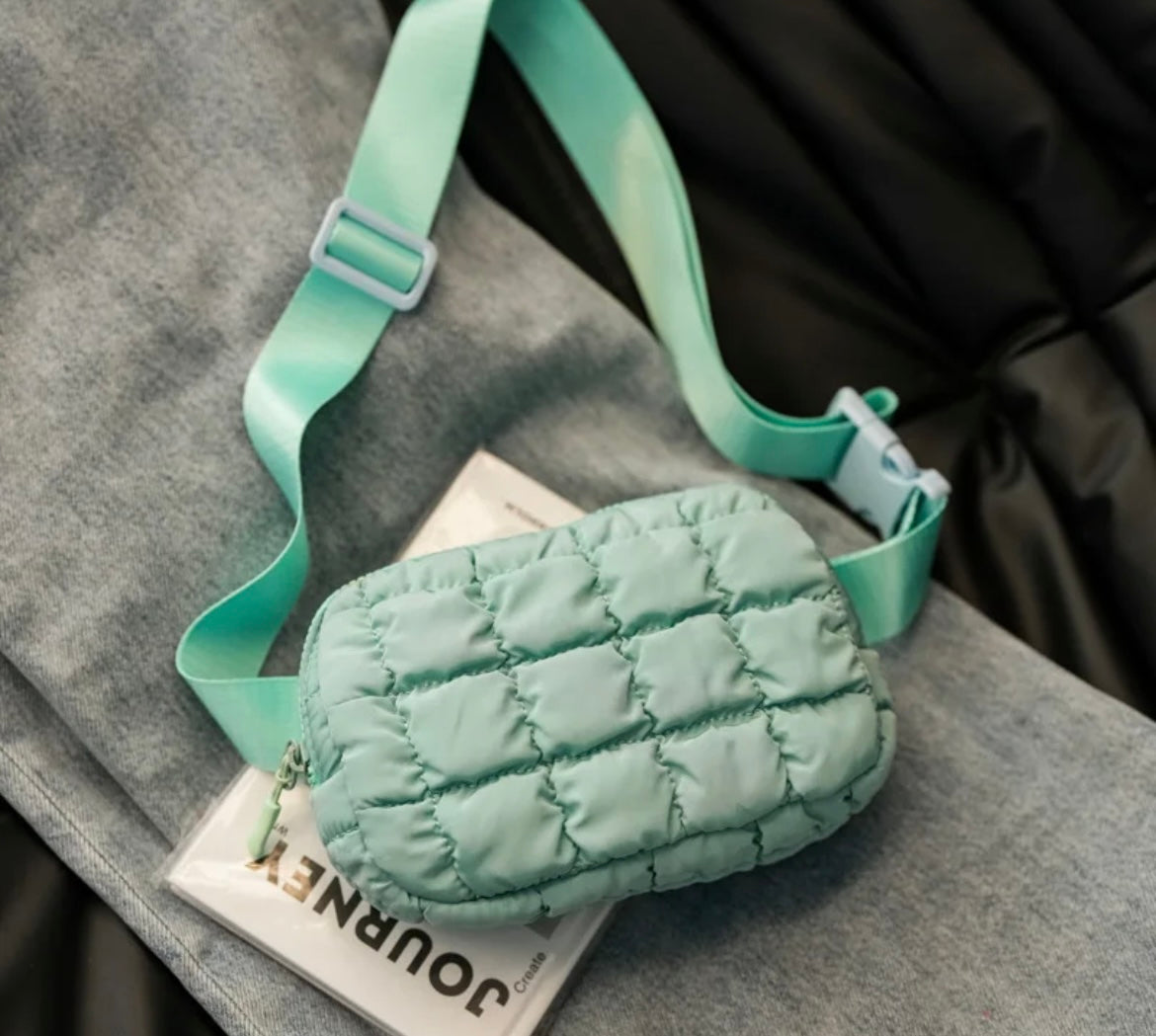 Quilted Puffy Belt Bag