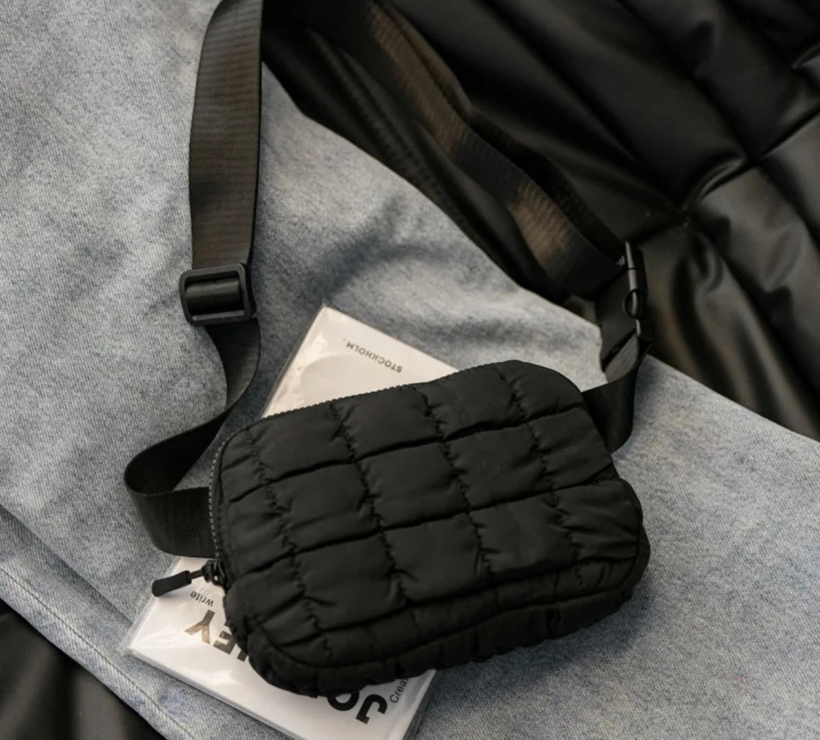 Quilted Puffy Belt Bag