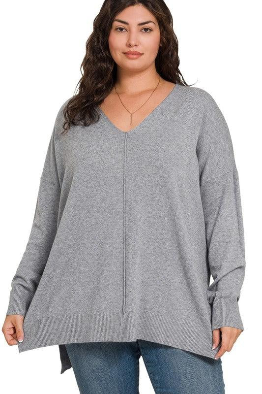 Front Seam Sweater