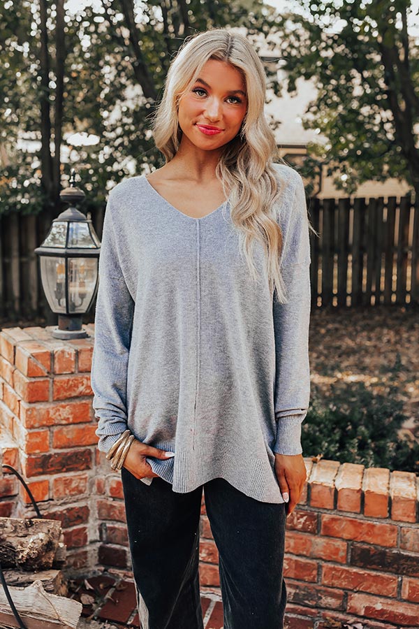 Front Seam Sweater
