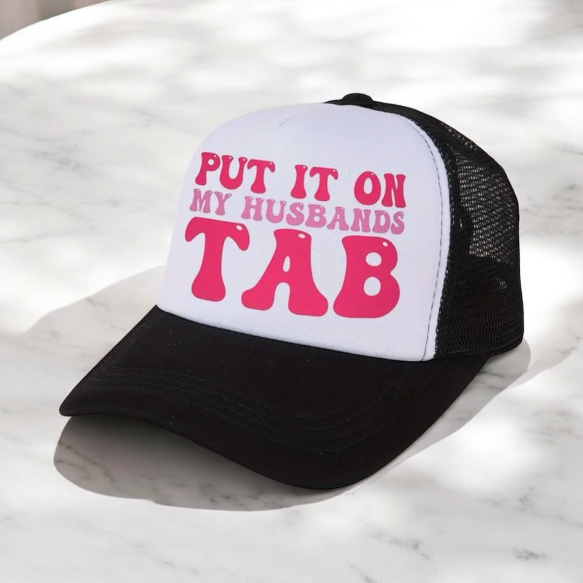 Husbands Tab Trucker Hat