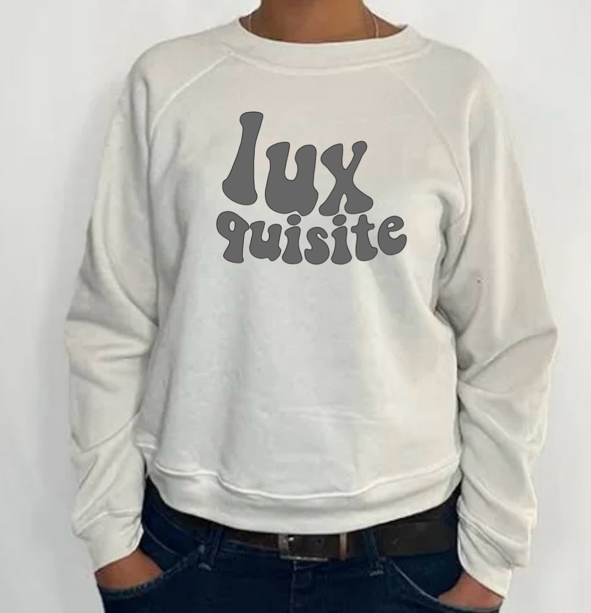 Luxquisite Semi-Crop Crewneck