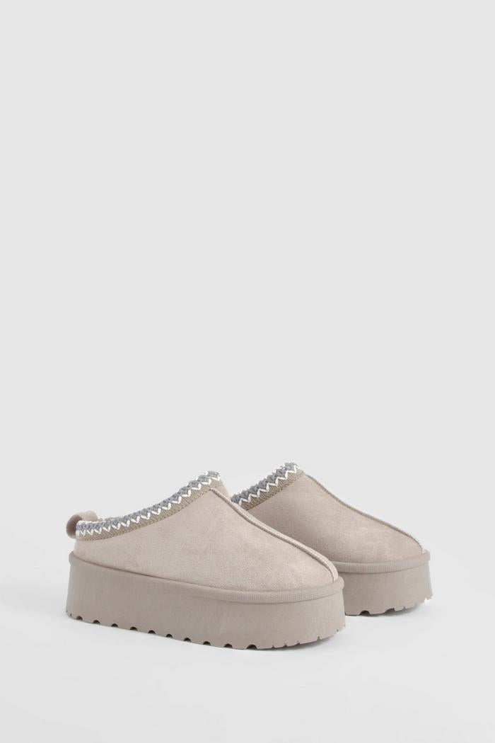 Platform Slip-On Grey