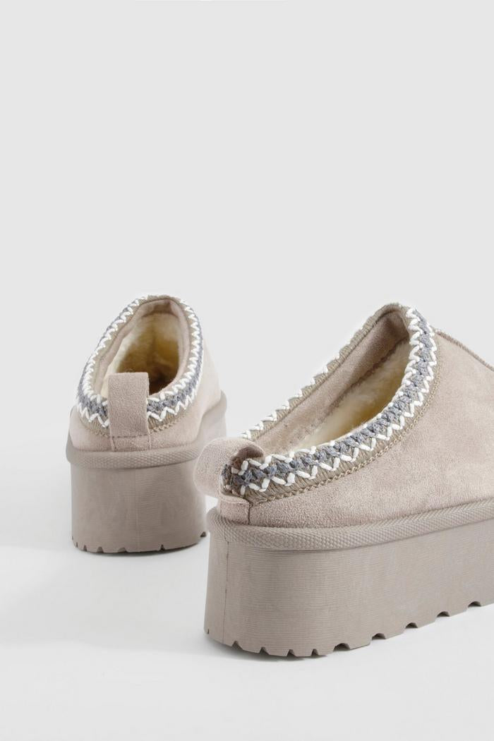 Platform Slip-On Grey