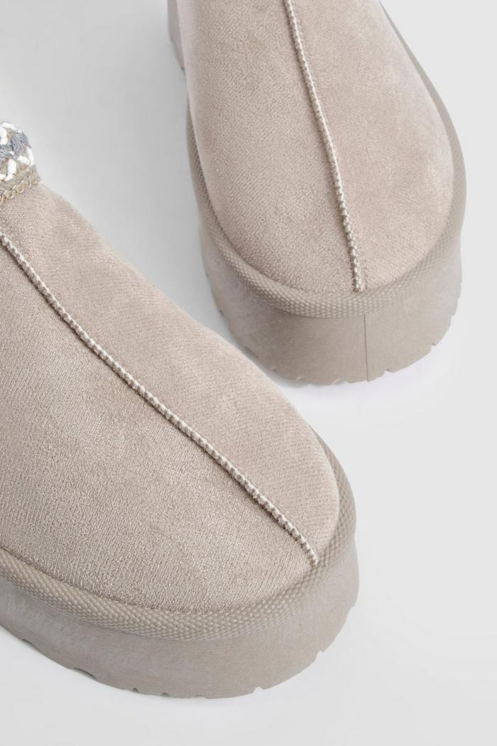 Platform Slip-On Grey