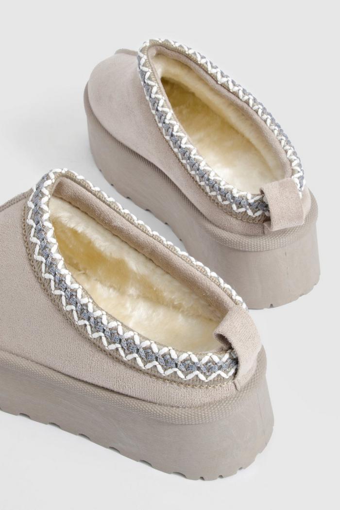 Platform Slip-On Grey