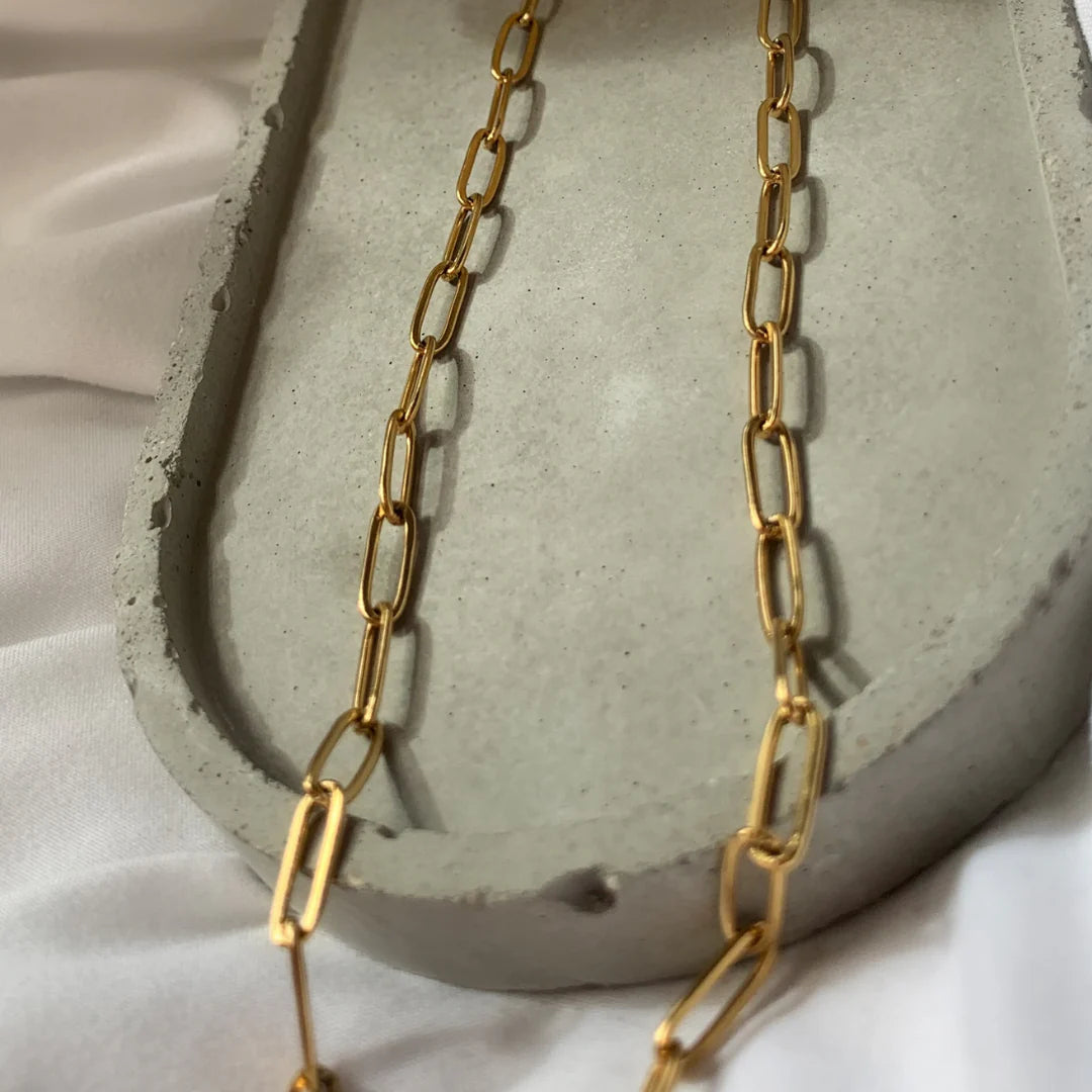 Tanis Paperclip Necklace