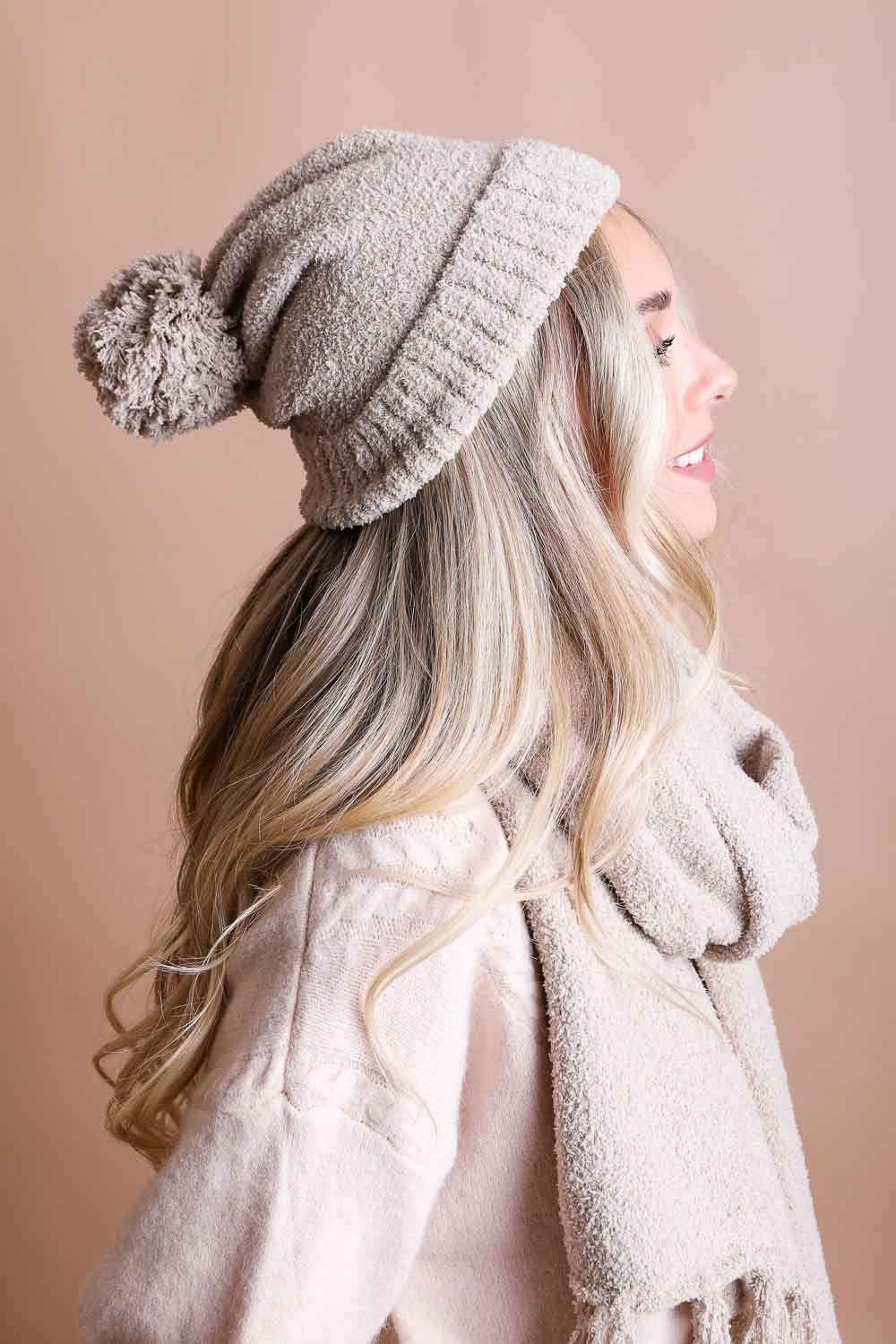Chenille Pom Toque