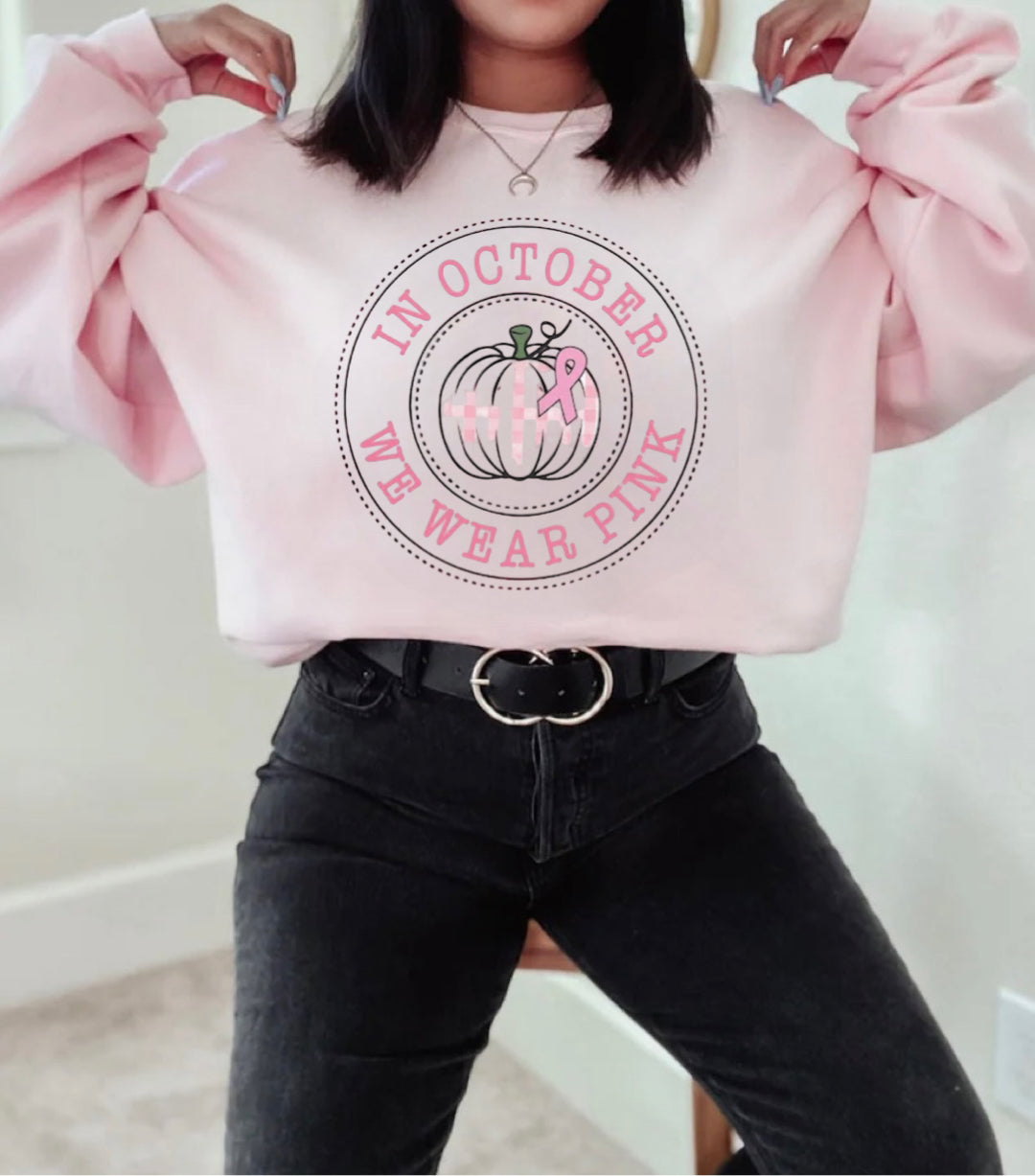 We Wear Pink Crewneck