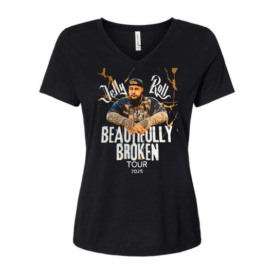 Jelly Roll  V-neck Tee