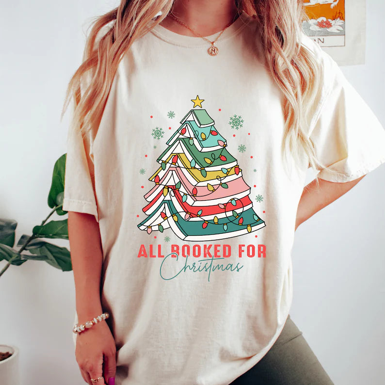 All Booked For Xmas Tee