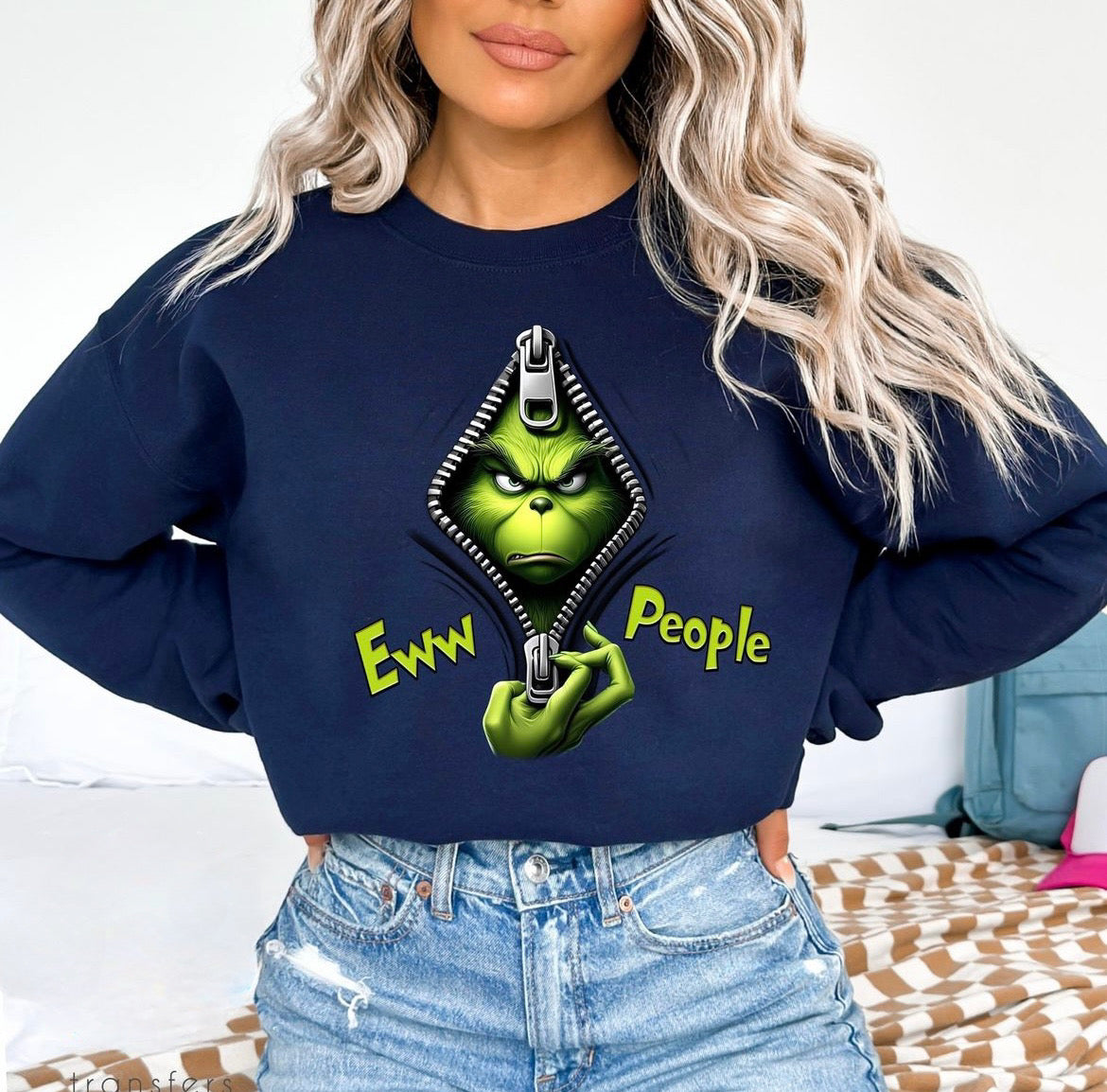 Eww People Grinch Crewneck