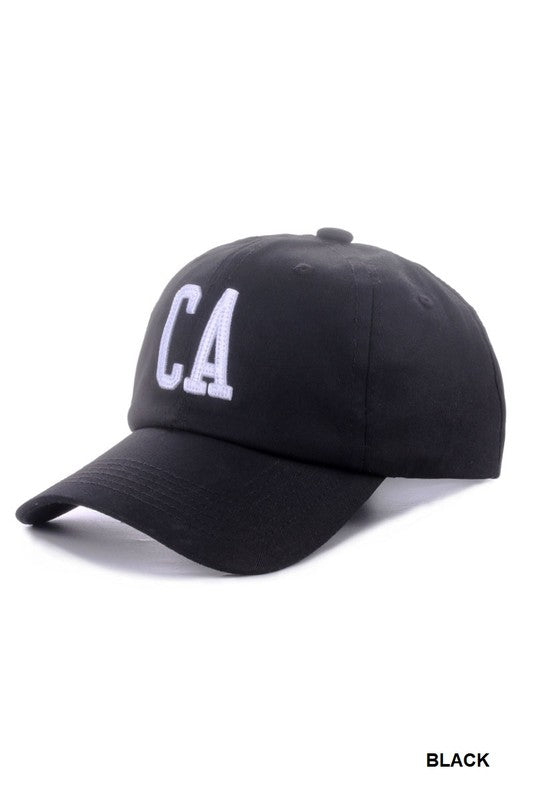 CA Embroidered Baseball Cap