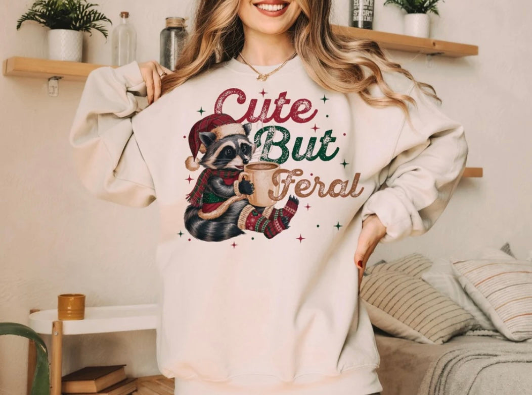 Cute But Feral Crewneck