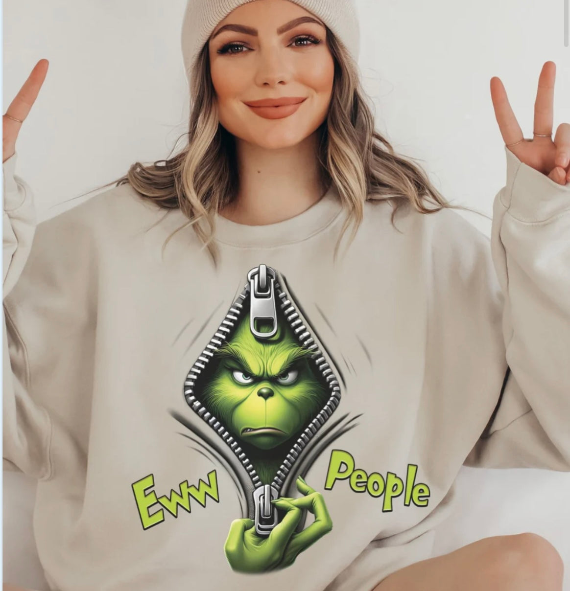 Eww People Grinch Crewneck