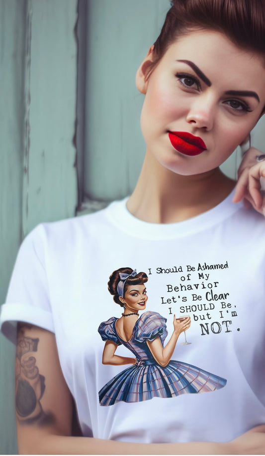 Let’s Be Clear Pinup Tee