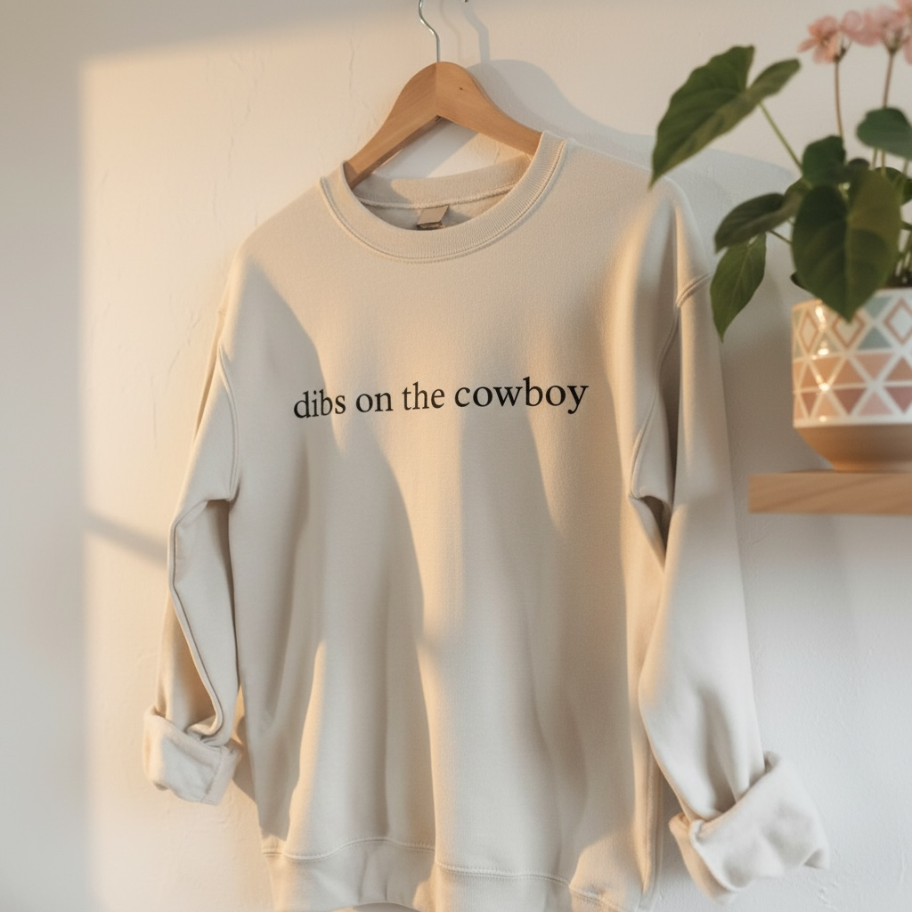 Dibs On The Cowboy Crewneck