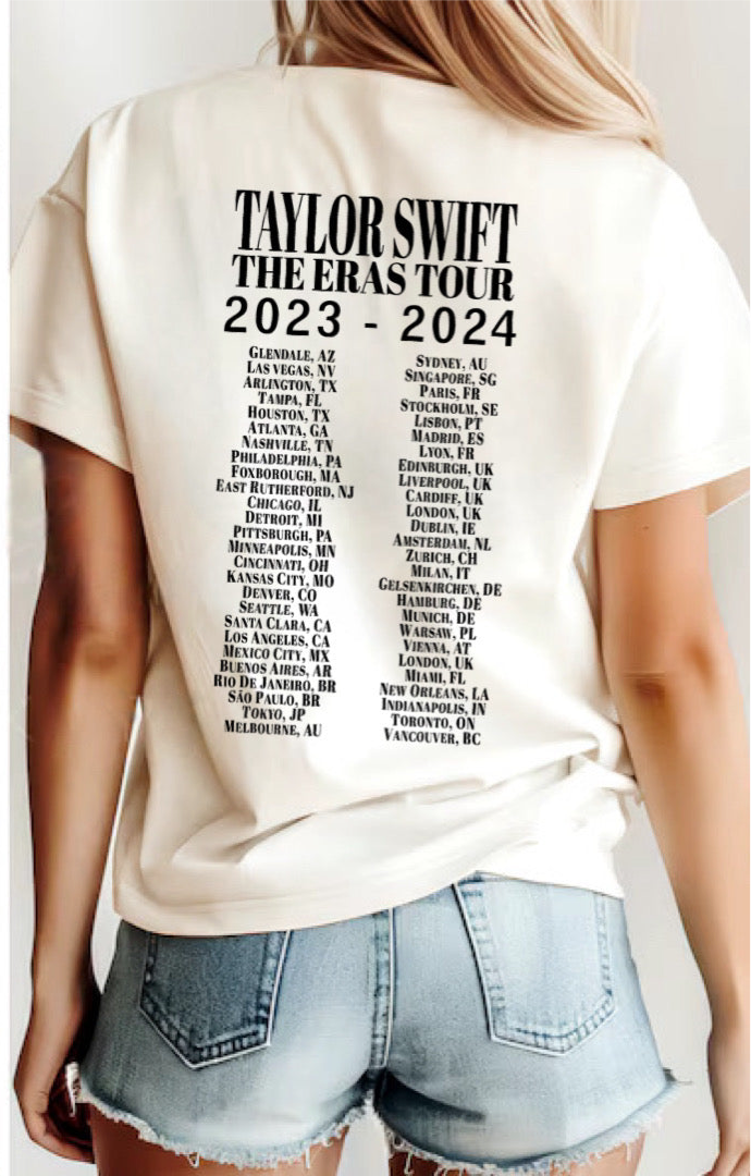 Updated Eras Tour Tee