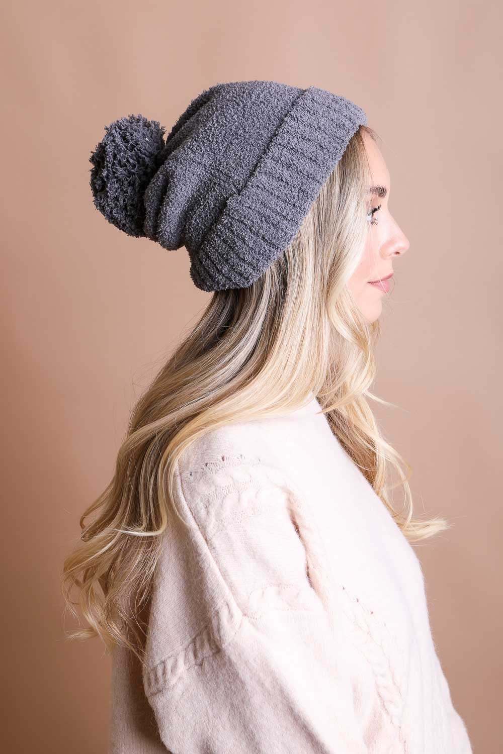 Chenille Pom Toque