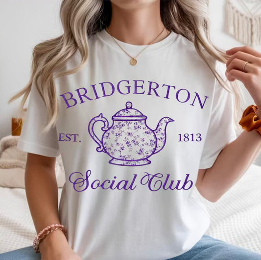 Bridgerton Social Club Tee