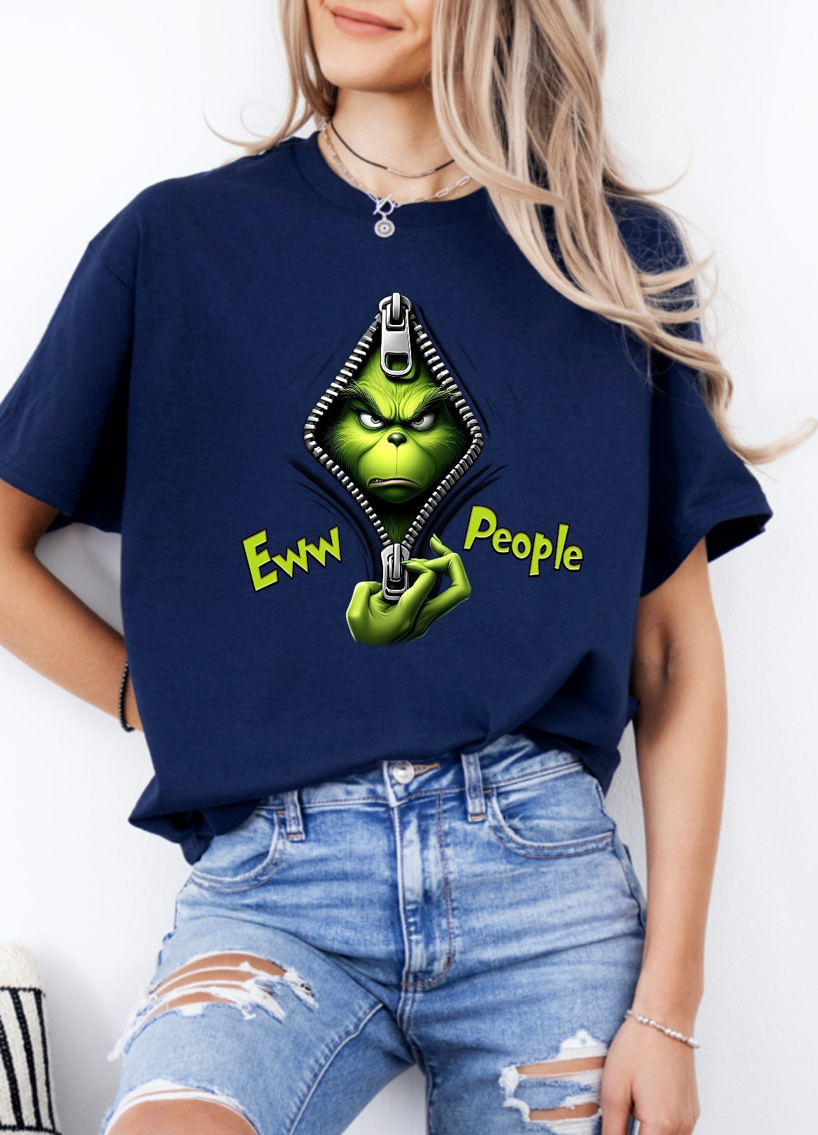 Ew People Grinch Tee