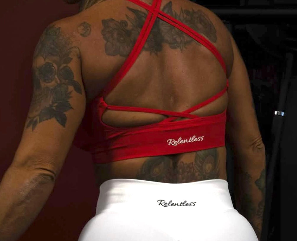 Relentless Criss Cross Sports Bra