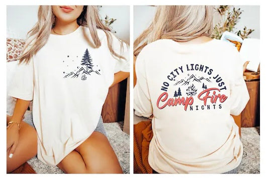 Camp Fire Nights Tee