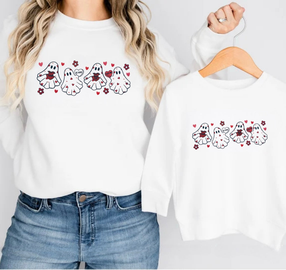 Be Mine Crewneck (Mini and Me)