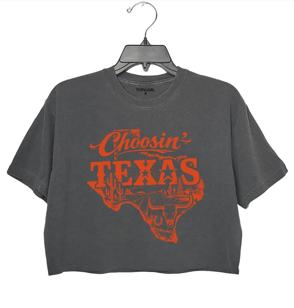 Choosin’ Texas Crop Tee
