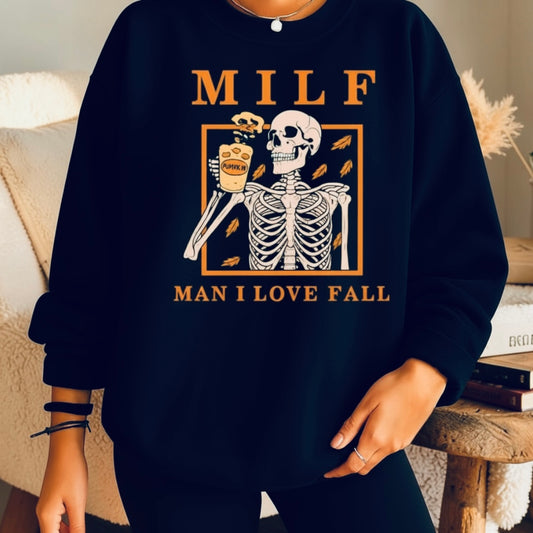 Man I Love Fall Crewneck
