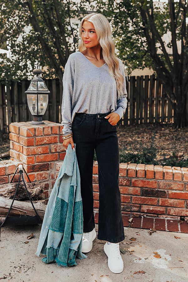 Front Seam Sweater