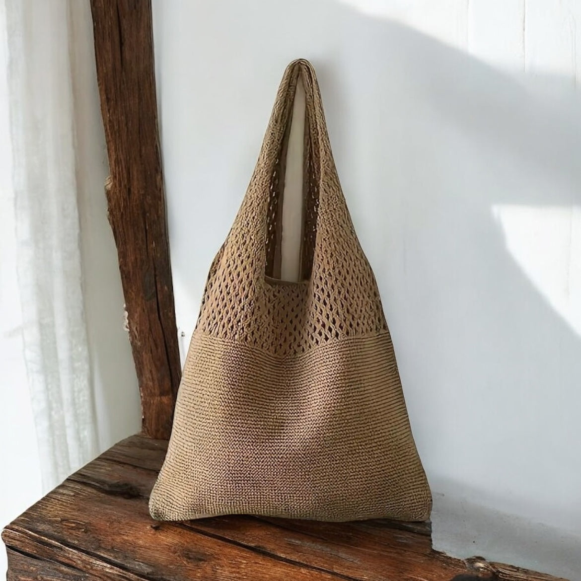 Knit Beach Bag