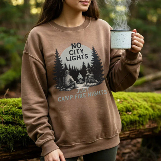 Camp Fire 🔥 Nights Crewneck