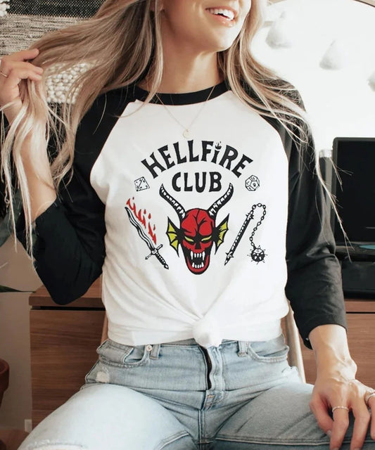 Hellfire Club Baseball Tee