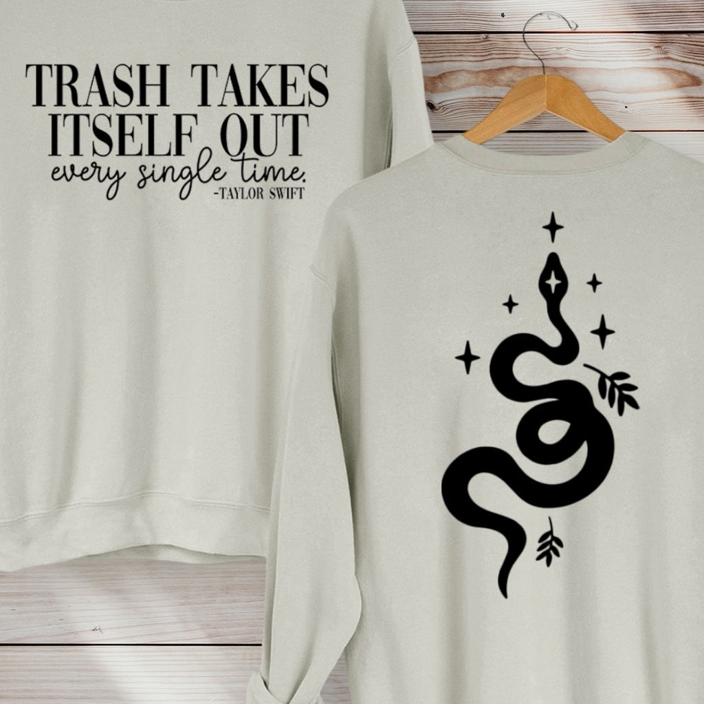 PREORDER T.S. Trash Takes Itself Out Crewneck