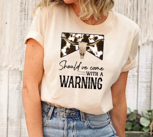 Warning Tee