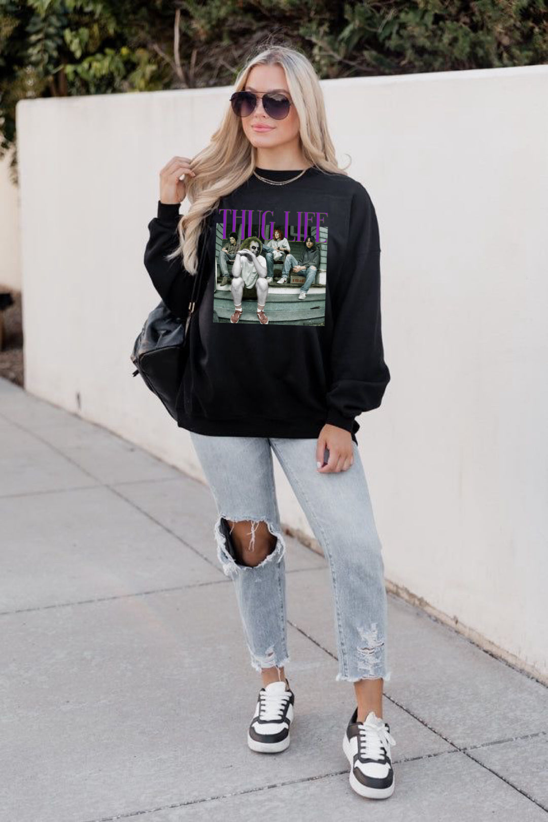 Beetlejuice Thug Life Crewneck