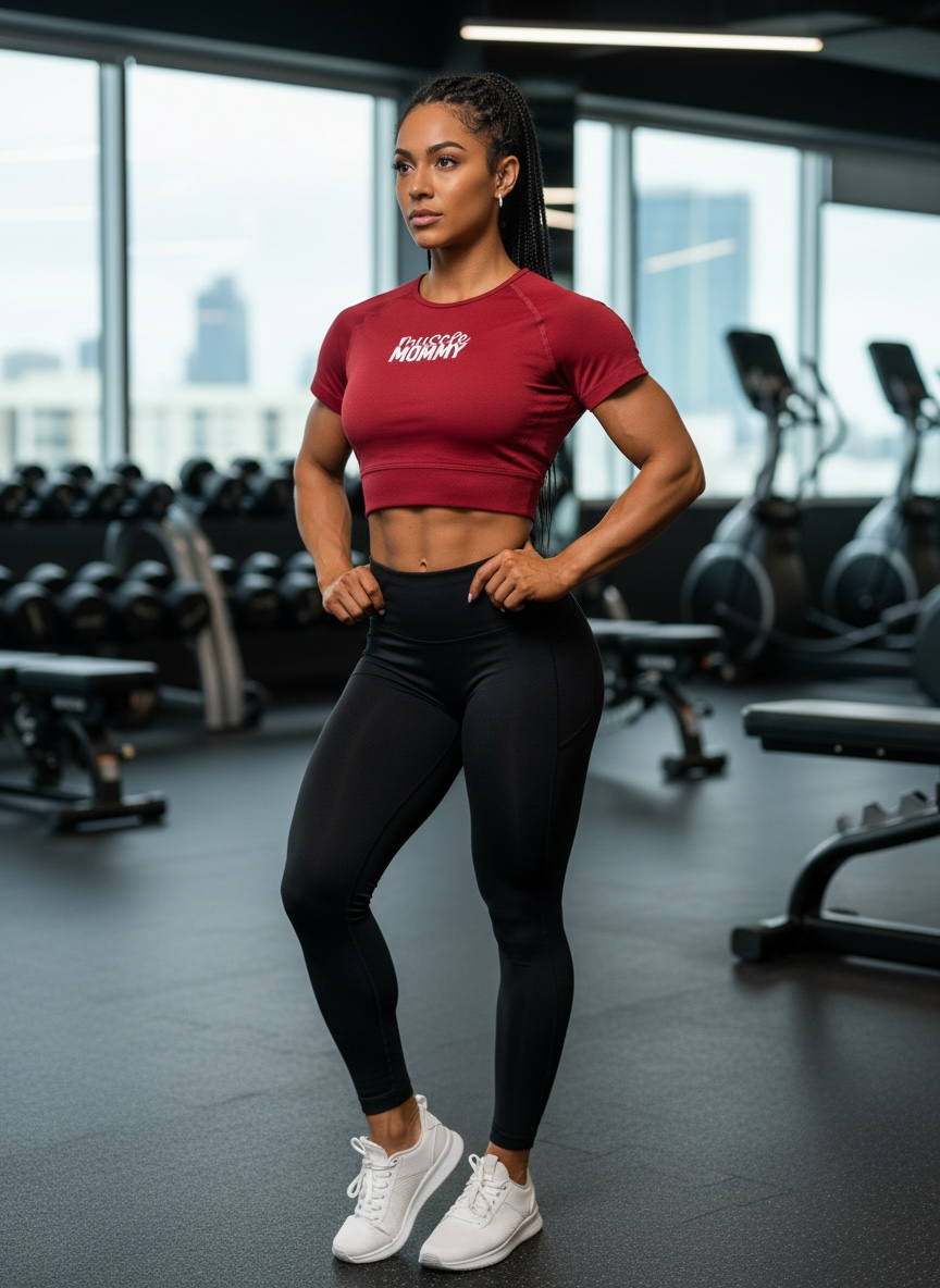 Relentless Muscle Mommy Crop Top