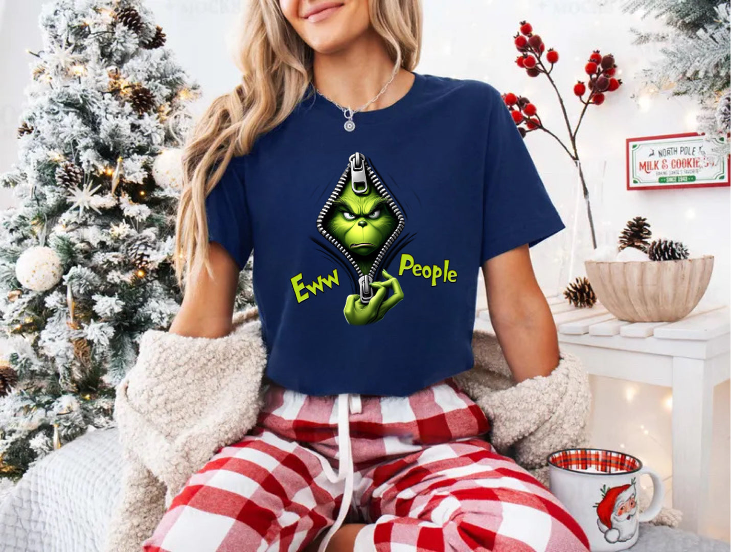 Ew People Grinch Tee