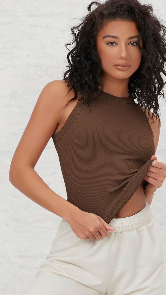 Semi-Crop Tank Top