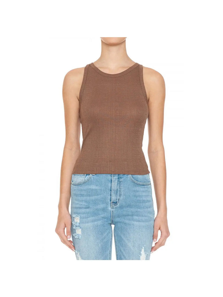 Semi-Crop Tank Top