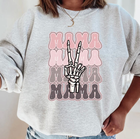 Mama Skeleton Crewneck